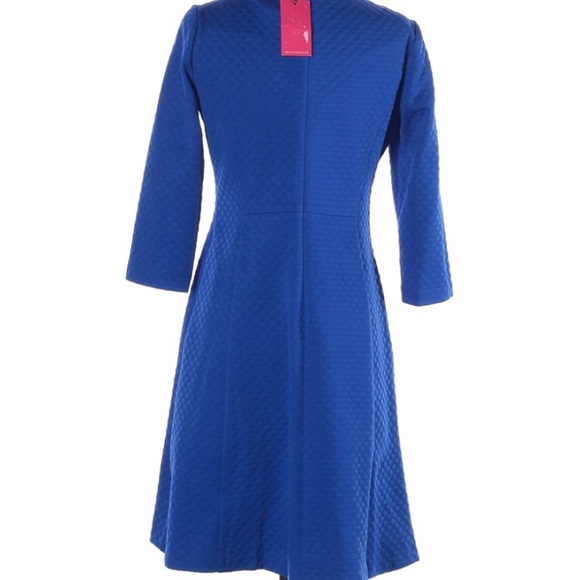 - VINCE CAMUTO- Royal Blue A-line Dress . - Picture 4 of 4